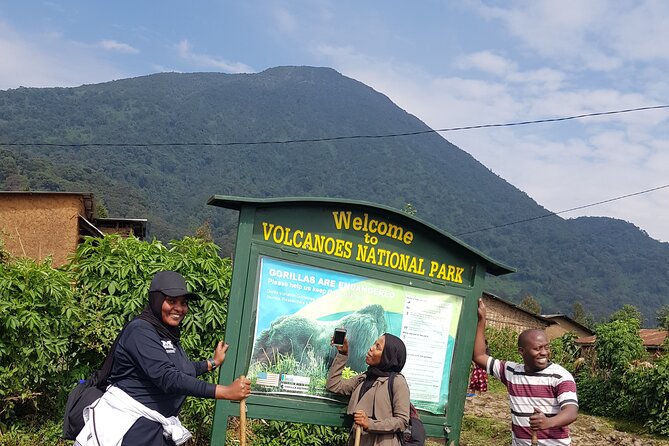 A day trip _ Mount Bisoke Hike Adventure - The Village Stop and Banana Beer Tasting Moment