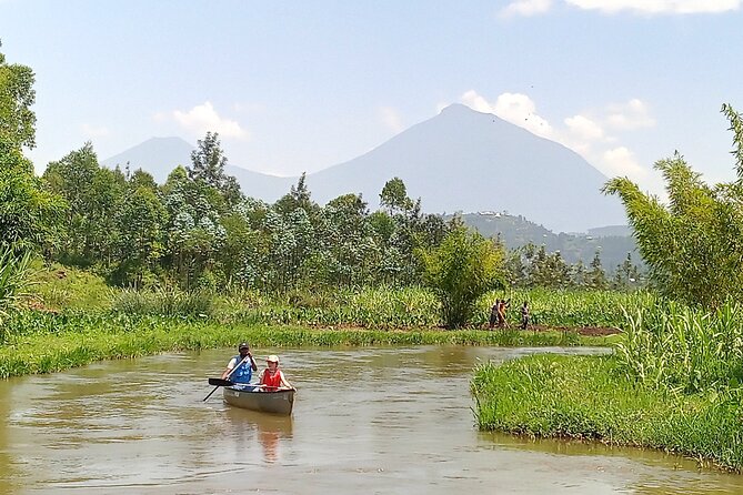 Half-Day Mukungwa River Canoe Trip from Musanze - Stop 2: Twin Lakes Recreational Island and the calmer second leg