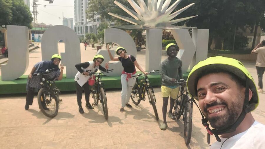 Kigali E-Bike City Tour with Breakfast - The breakfast stop: hummus, falafel, and local fuel for the second half